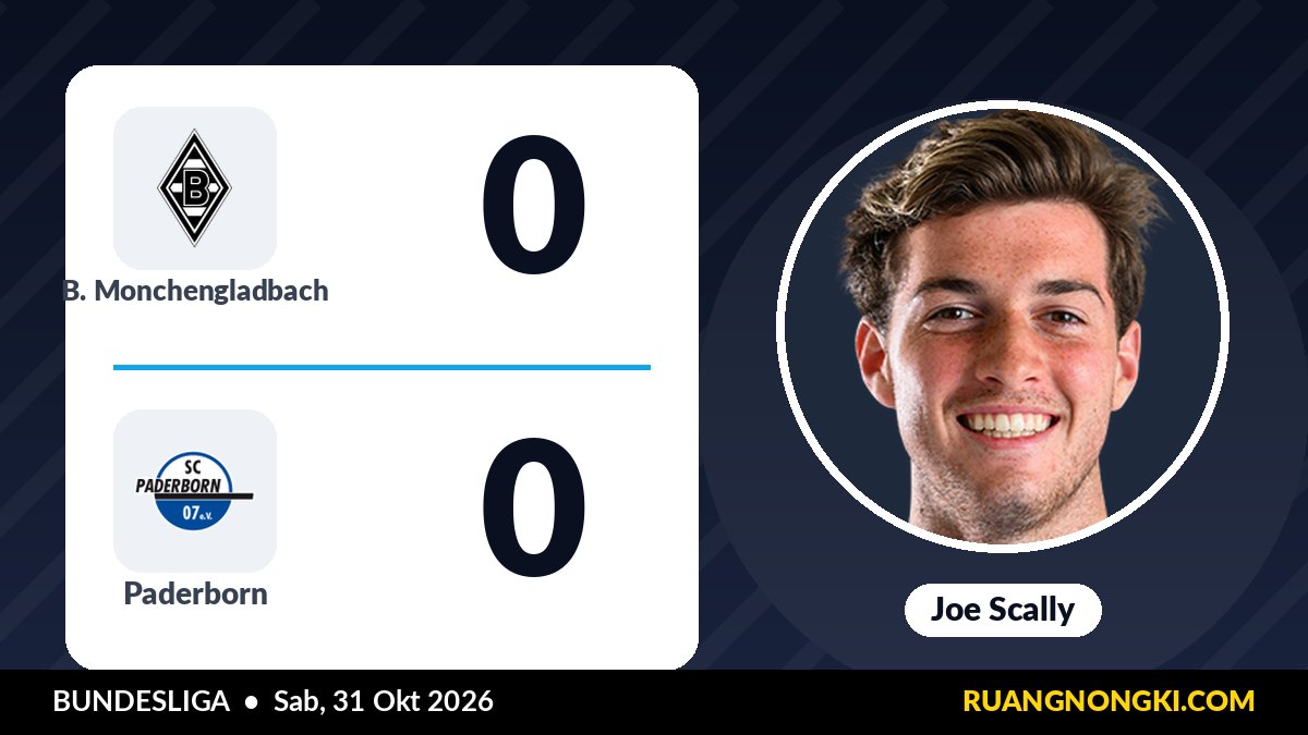 Hasil B. Monchengladbach vs Paderborn 0-0: Paderborn Naik ke 9 Poin