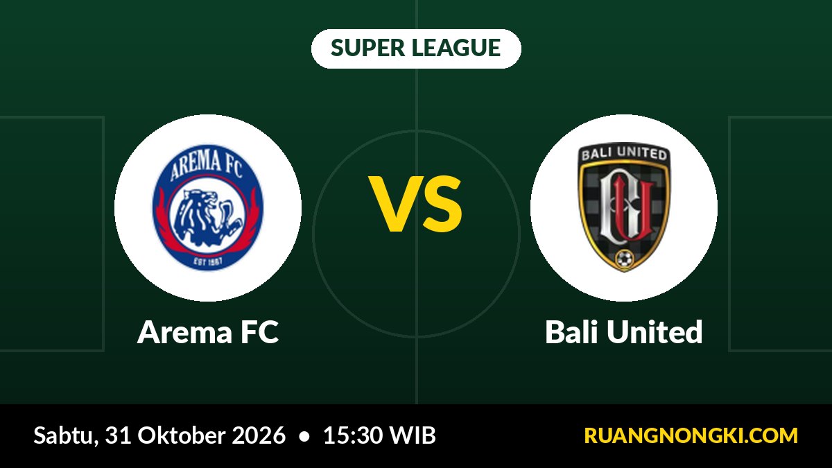 Prediksi Arema FC vs Bali United: Arema Bawa Modal Pesta 4-0