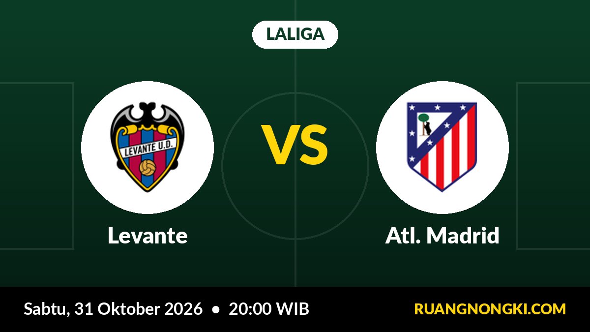 Prediksi Levante vs Atl. Madrid: Atletico Cuma Kebobolan 8 Gol