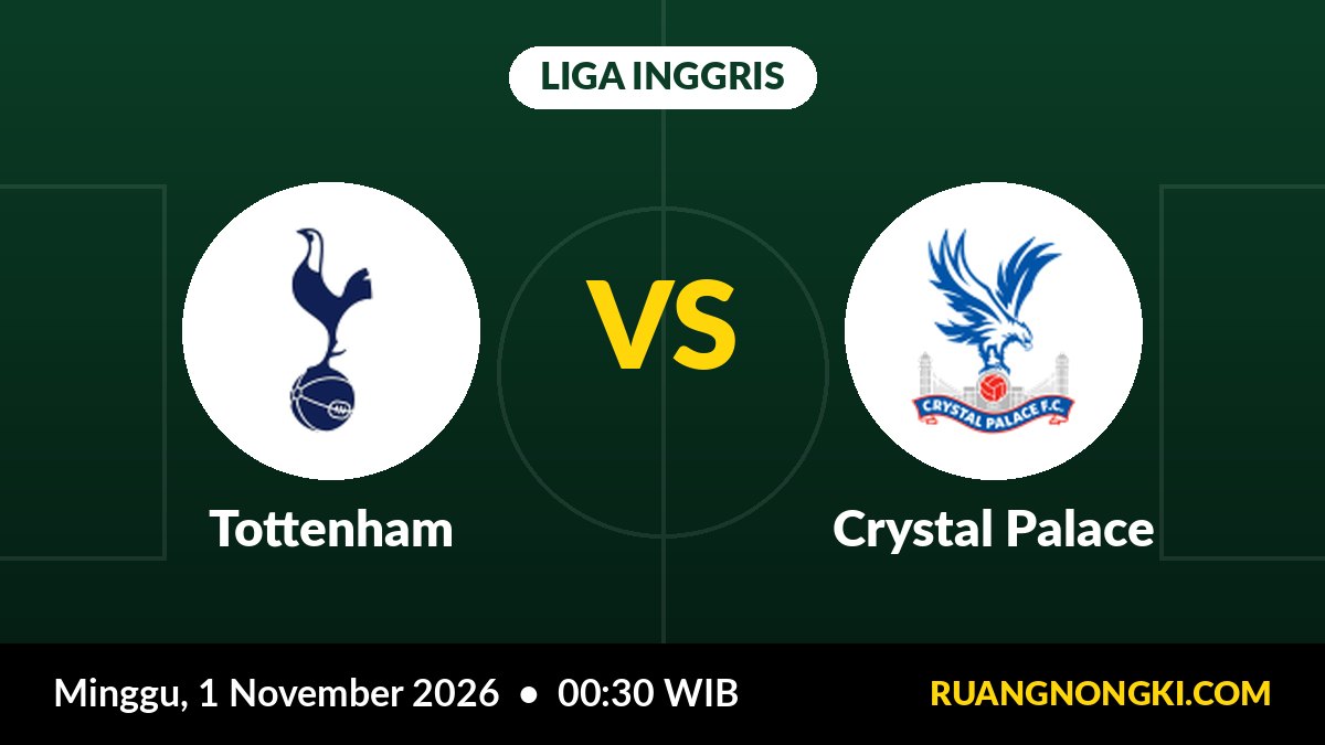 Prediksi Tottenham vs Crystal Palace: Palace Peringkat 17 Terancam